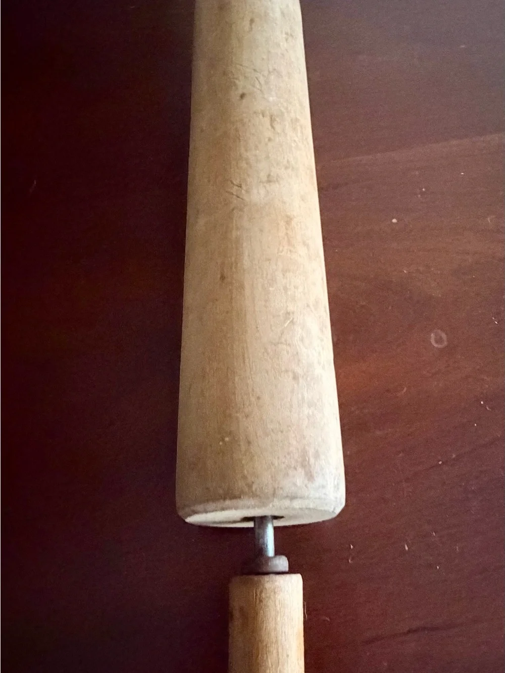 Antique Wooden Rolling Pin – Grandmother’s Estate – Primitive Farmhouse Kitchen